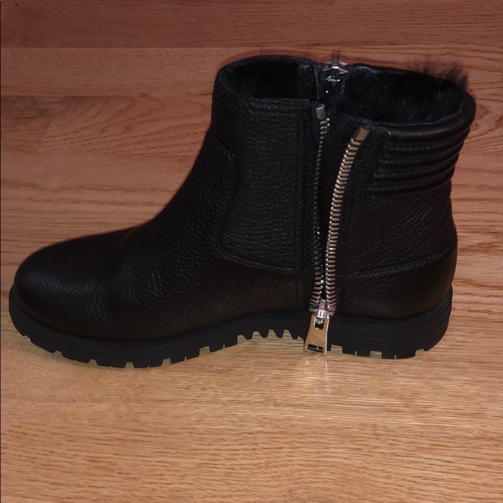 Gucci black combat boots